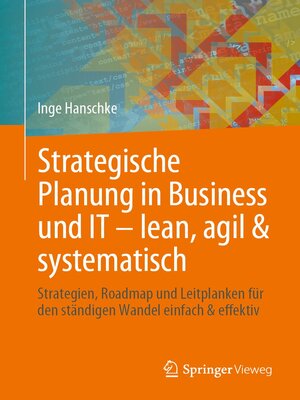 cover image of Strategische Planung in Business und IT – lean, agil & systematisch